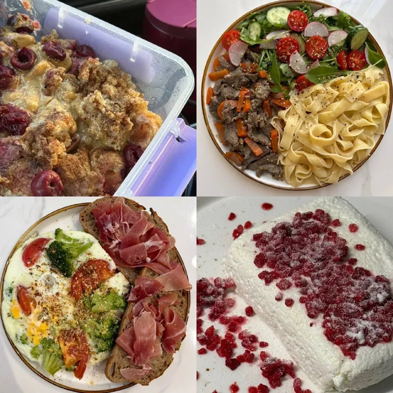 Может приятнее было б есть жареную овсянку с яблоками и белками дома из тарелки …