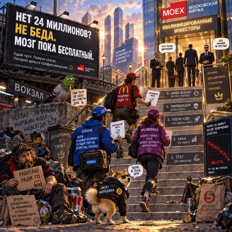 😐 Мосбиржа запускает вечные фьючерсы на крипту.
