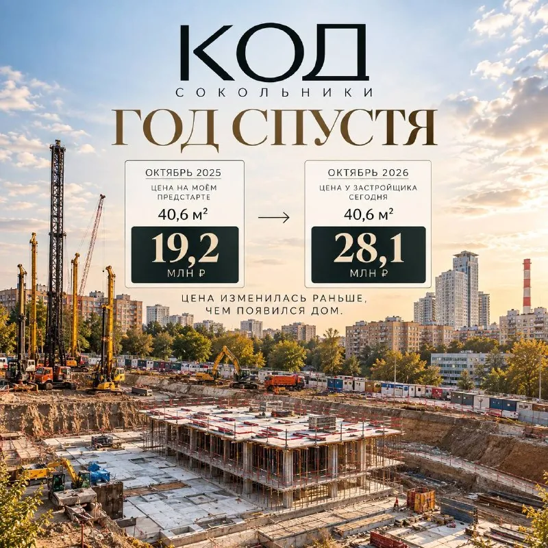 Год назад КОД Сокольники многим казался дорогим.