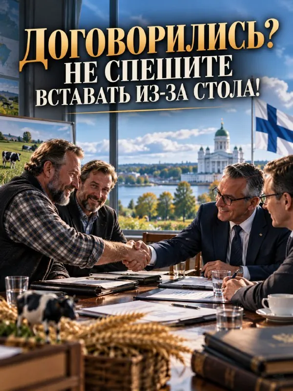 Договорились? Не спешите вставать из-за стола!