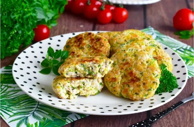 🍗 Котлеты из индейки с цукини и творогом