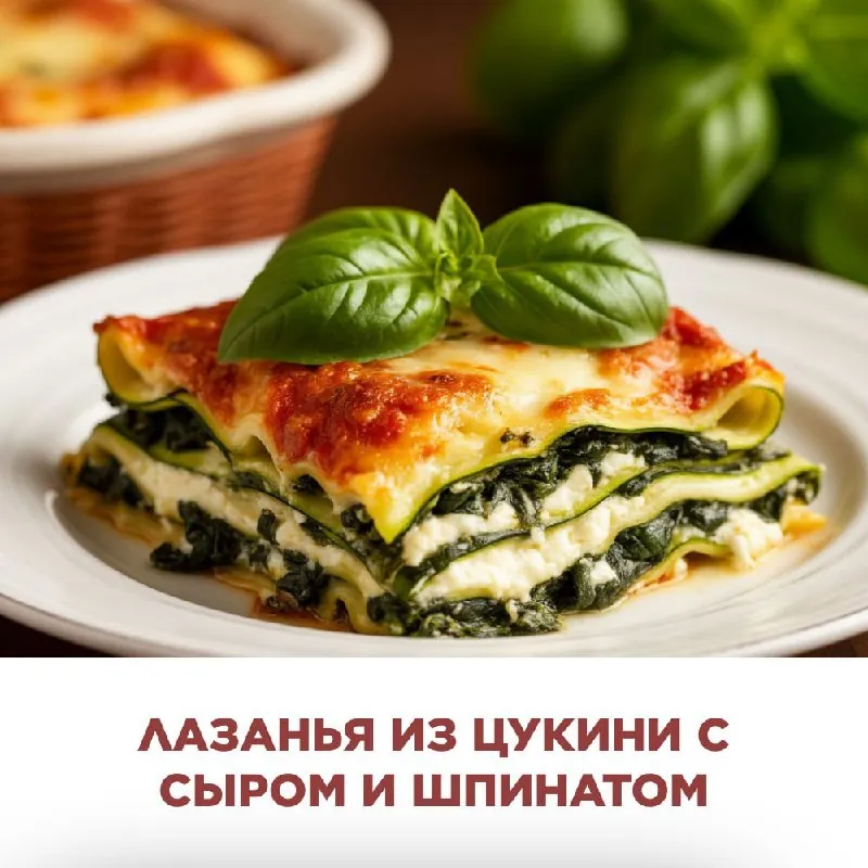 Лёгкая, вкусная, нежная лазанья без теста.