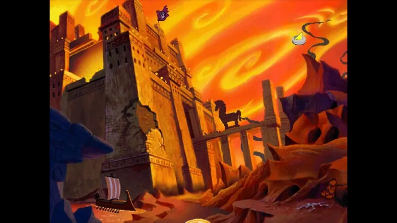 А вот моя первая "Одиссея" - второй квест из игры "Disney's Hades Challenge" (1999).