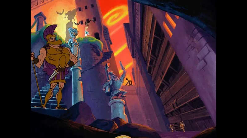 А вот моя первая "Одиссея" - второй квест из игры "Disney's Hades Challenge" (1999).
