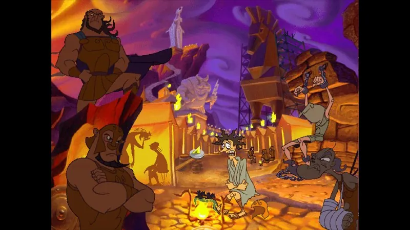 А вот моя первая "Одиссея" - второй квест из игры "Disney's Hades Challenge" (1999).