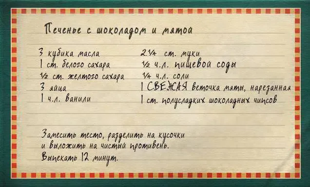 Рецепт мятных печенек из игры Нэнси Дрю «Платье для первой леди»🍪☕️