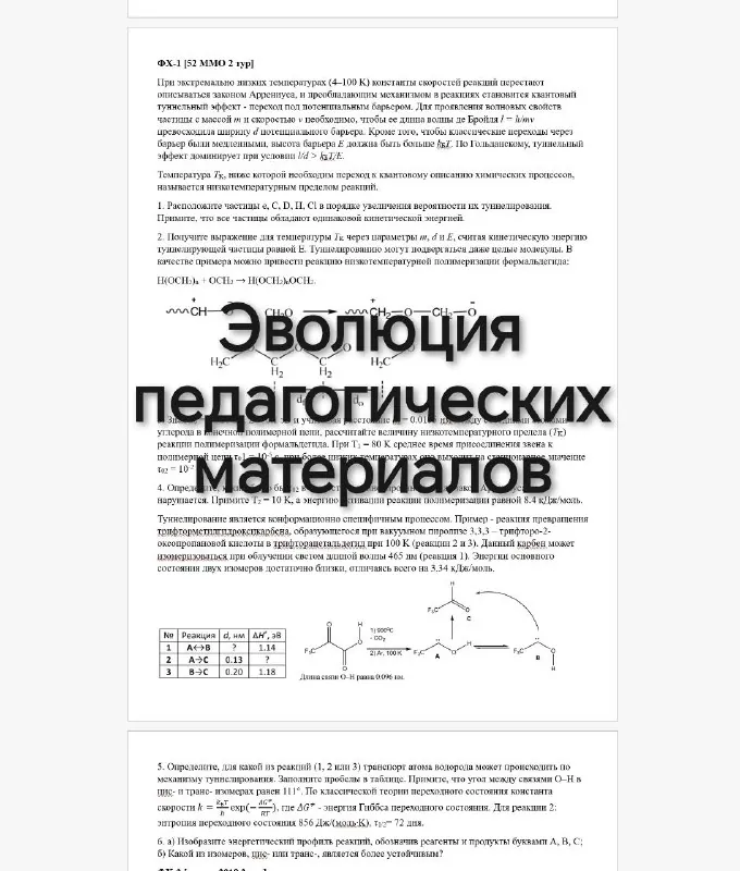 Циклическая эволюция педагогических материалов