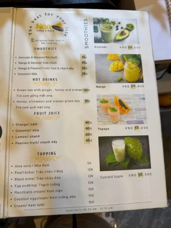 ☕️ Nón Coffee & More — место, где даже чашка кофе становится произведением искусства