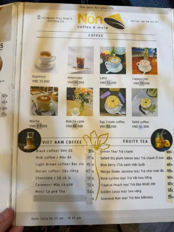 ☕️ Nón Coffee & More — место, где даже чашка кофе становится произведением искусства