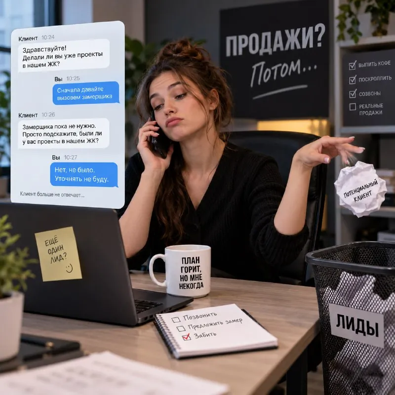 Столкнулся с тем, как именно менеджер по продажам жестко сливает лиды, за которые бизнес платит Яндексу.