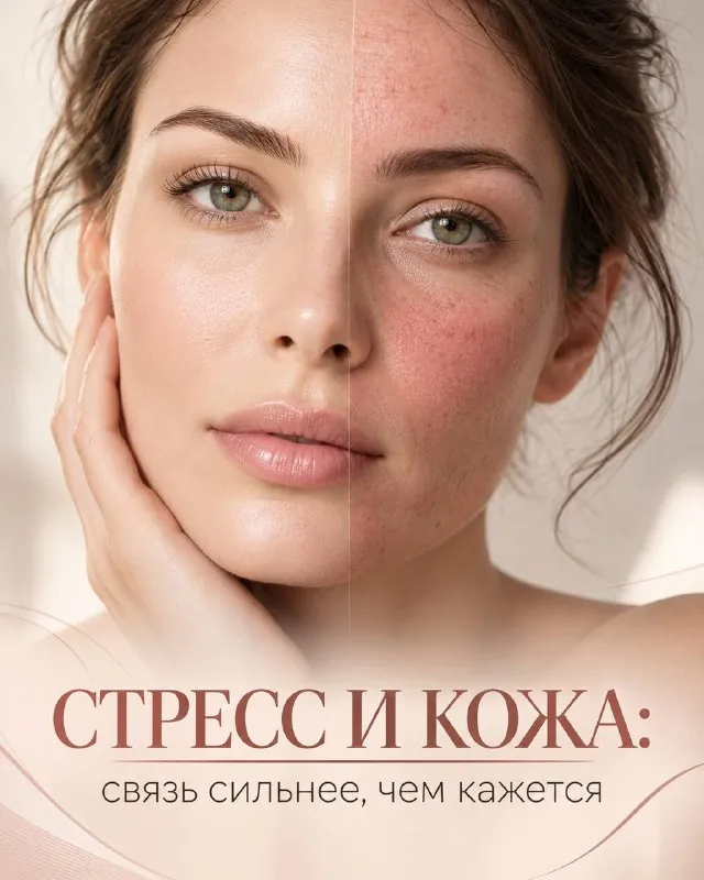 🧠 Как стресс отражается на коже: 4 факта, о которых стоит знать косметологу