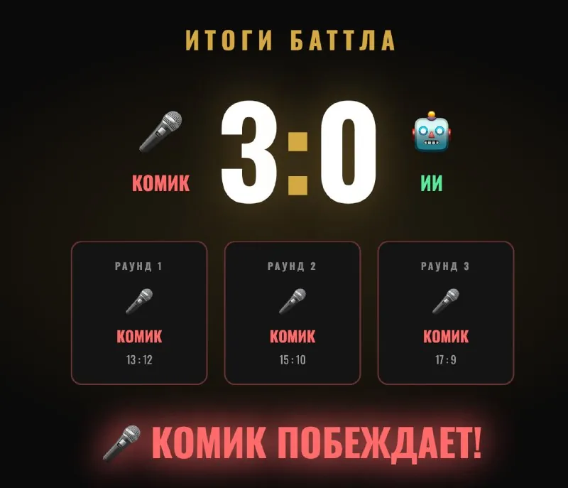 В субботу в Катке я столкнул живого стендап-комика с искусственным интеллектом.