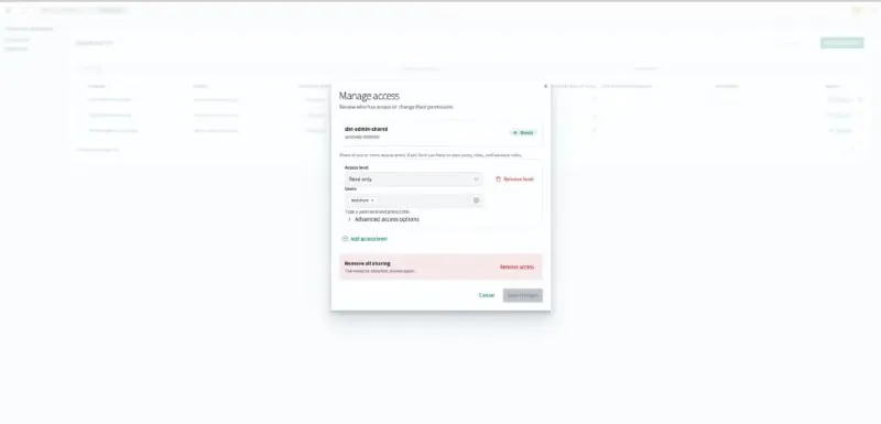🔐 Managing resource access from a plugin page in OpenSearch Dashboards