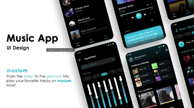 Musium - Music App UI