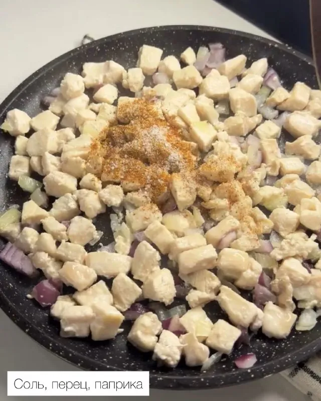 Картофельная запеканка с курицей и грибами