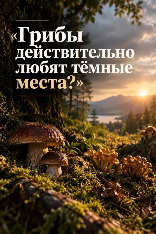 Многие уверены: чем темнее в лесу, тем больше грибов.