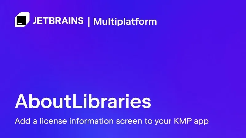 🐱 AboutLibraries 15.0.0 — attribution screen для Android и KMP приложений