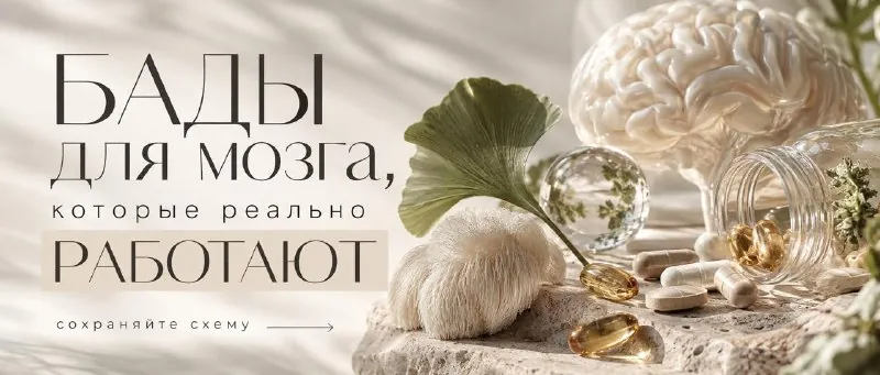 БАДЫ для мозга, которые реально РАБОТАЮТ