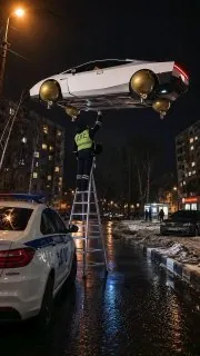 Мы заменили ракетные двигатели родстера «Тесла» на наши модули пожаротушения «ЗАРЯ».
