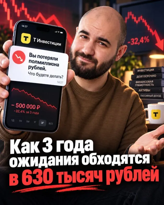 ⏳ Как 3 года ожидания обходятся в 630 тысяч рублей