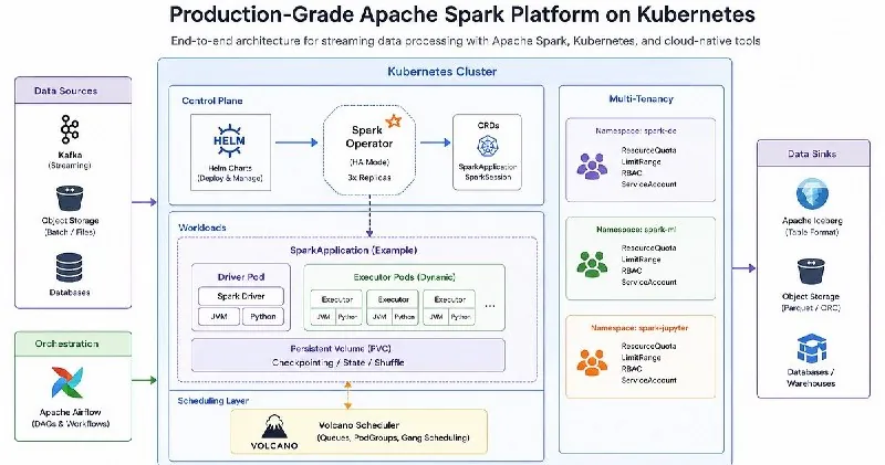 В этом туториале показано, как развернуть мультитенантную платформу Apache Spark в Kubernetes с использованием Spark…