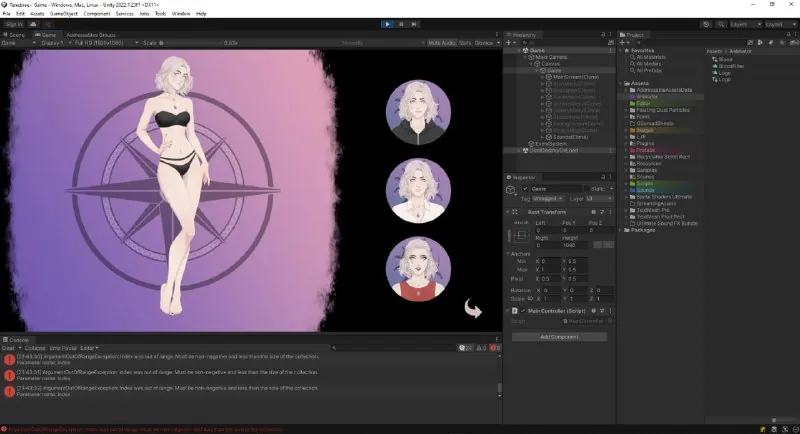 Запустила Unity с Tenebrae впервые за 2 года.