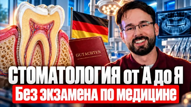 🦷 Стоматолог в Германии: полный путь от признания диплома до работы