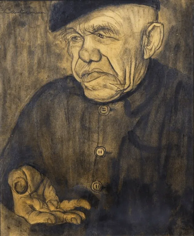 Сесиль Каутерман (1882–1957) называют бельгийской Кете Кёльвиц; сходство правда есть.
