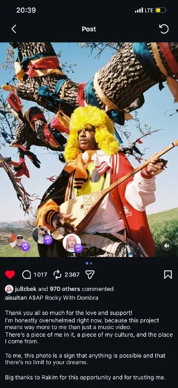 уже второй день смотрю посты Айсултана Сеитова о том, что он снял клип ASAP Rocky и испытываю просто бесконечную…