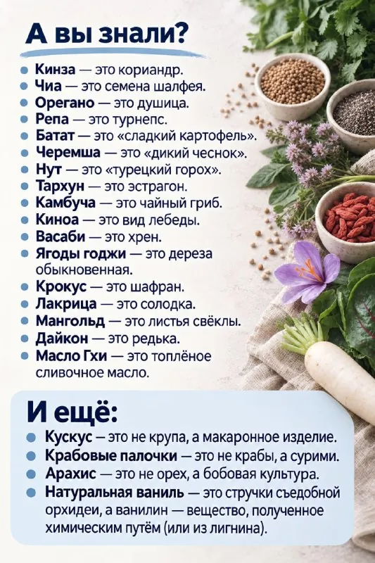 А вы всё из этого списка знали?