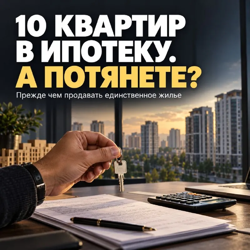 Продать единственное жилье ради десяти квартир в ипотеку.