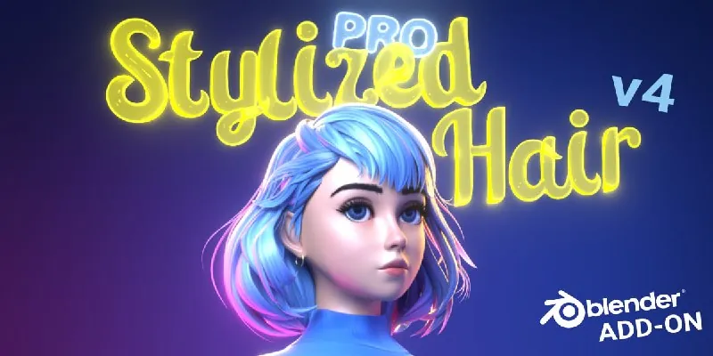 Stylized Hair PRO v4.3.1 — это мощный аддон для Blender на базе Geometry Nodes, предназначенный для процедурного…