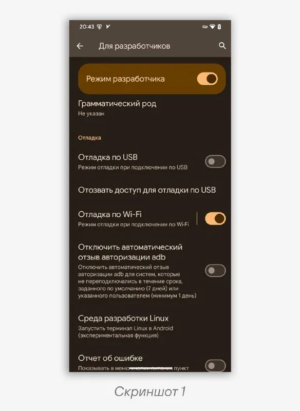 ⚠️ Включил отладку по Wi-Fi — получил Mamont