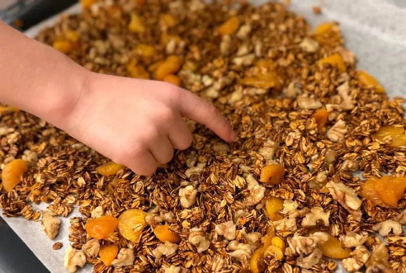 Домашняя хрустящая гранола 😋