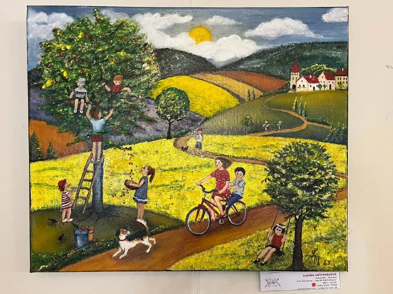 🖼️ Последние дни бесплатной выставки наивного искусства во дворце Примаса 🥰