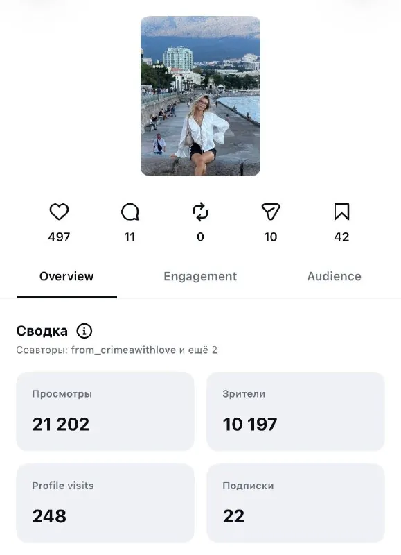 пока, у меня такие охваты в инсте, тгк - нервно курит в стороне