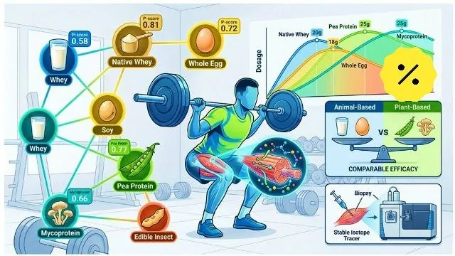 🌽🥩ВЛИЯНИЕ РАЗЛИЧНЫХ ИСТОЧНИКОВ БЕЛКА НА СИНТЕЗ МЫШЕЧНОГО БЕЛКА (MPS) 💪