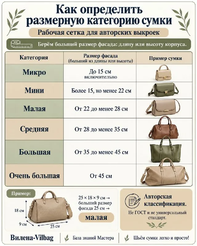 А сколько сантиметров в вашей «маленькой сумочке»?
