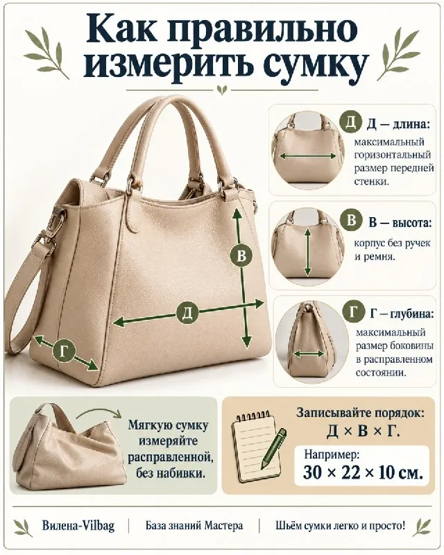 А сколько сантиметров в вашей «маленькой сумочке»?
