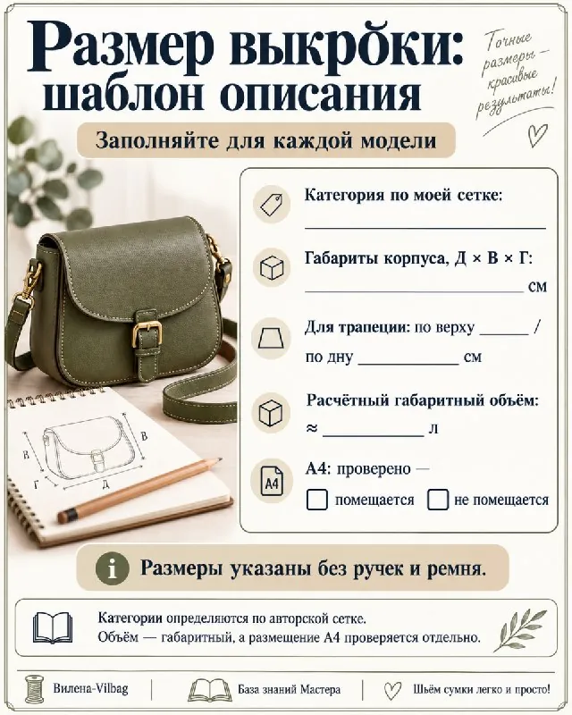 А сколько сантиметров в вашей «маленькой сумочке»?