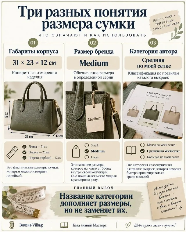 А сколько сантиметров в вашей «маленькой сумочке»?