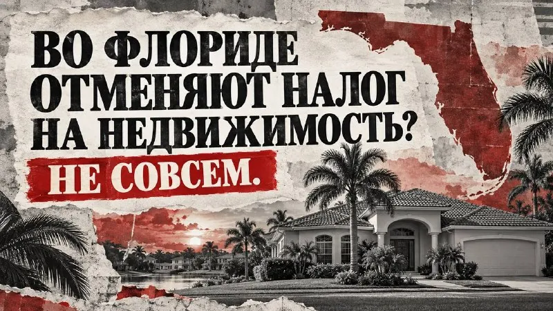 🏠 Во Флориде отменяют налог на недвижимость?